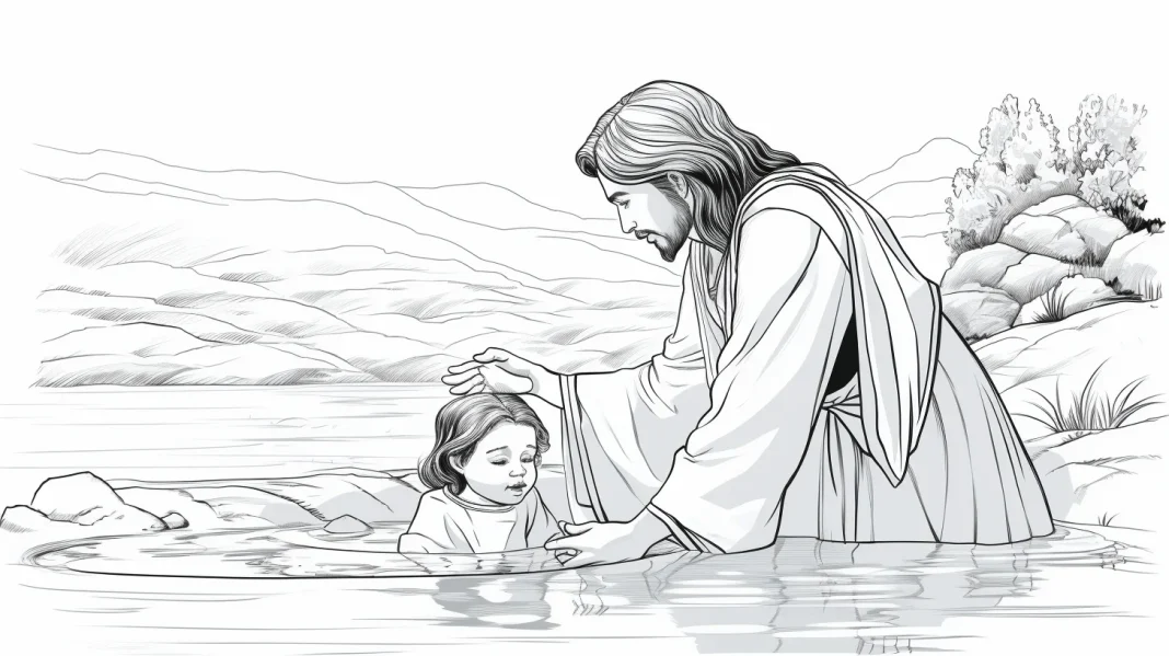 Free Printable Catholic Baptism Coloring Pages | DO Coloring