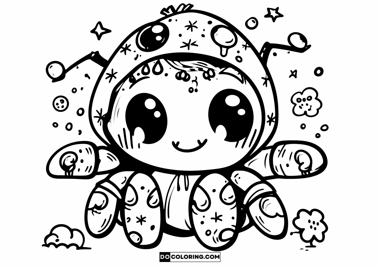 spider coloring book